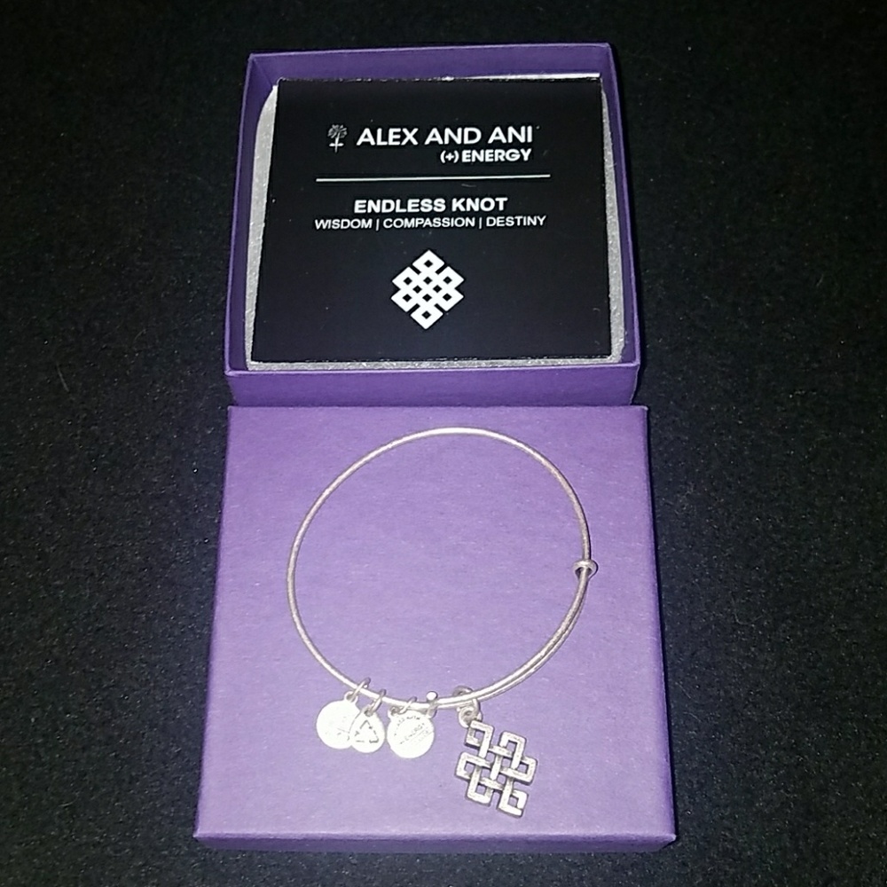 ♥Alex n Ani " Energy"/Endless Knot Bracelet♥